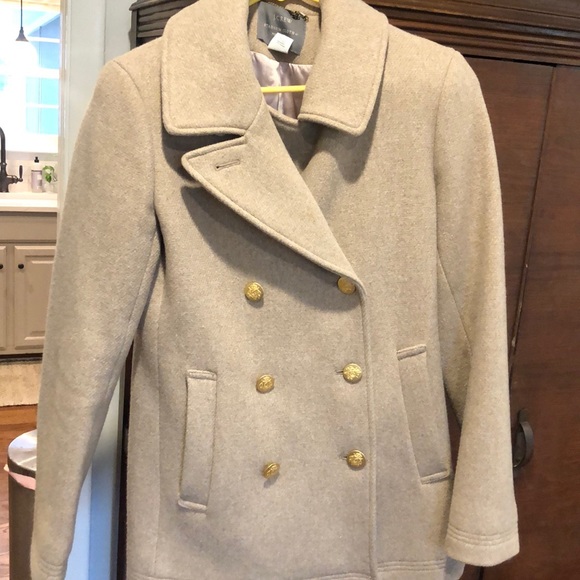 J. Crew Jackets & Blazers - J. Crew Stadium Cloth Women’s peacoat